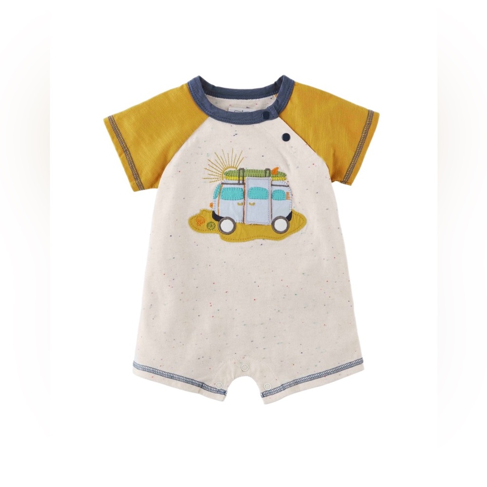 NEW MUD PIE Cotton shortall for infants 0-3 months